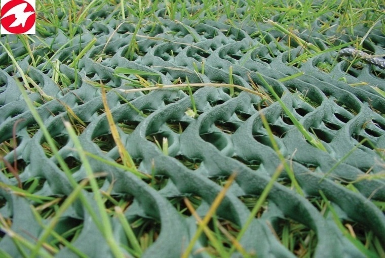 Plastic grass and turf  reinforcement mesh net for grass protection mat