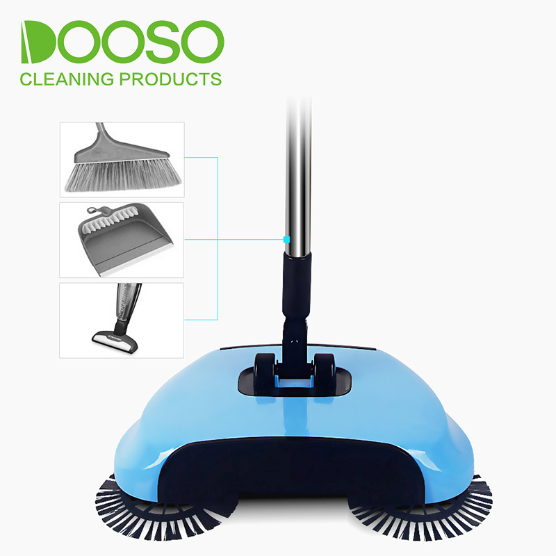 Automatic Magic Clean Broom 360 Rotating Sweeper Spinning Hand Propelled Sweeper Vacuum Cleaner