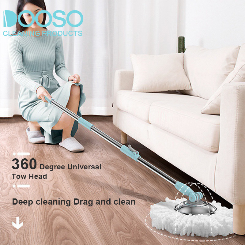 Floor Cleaning Mop with Spin Bucket 360 Dry Magic Wash Mop Fast Dehydration Mop