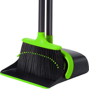 Heavy-Duty Brooms for Sweeping Indoor Kitchen Room Office Lobby Floor Cleaning Pet Hair Rubbish