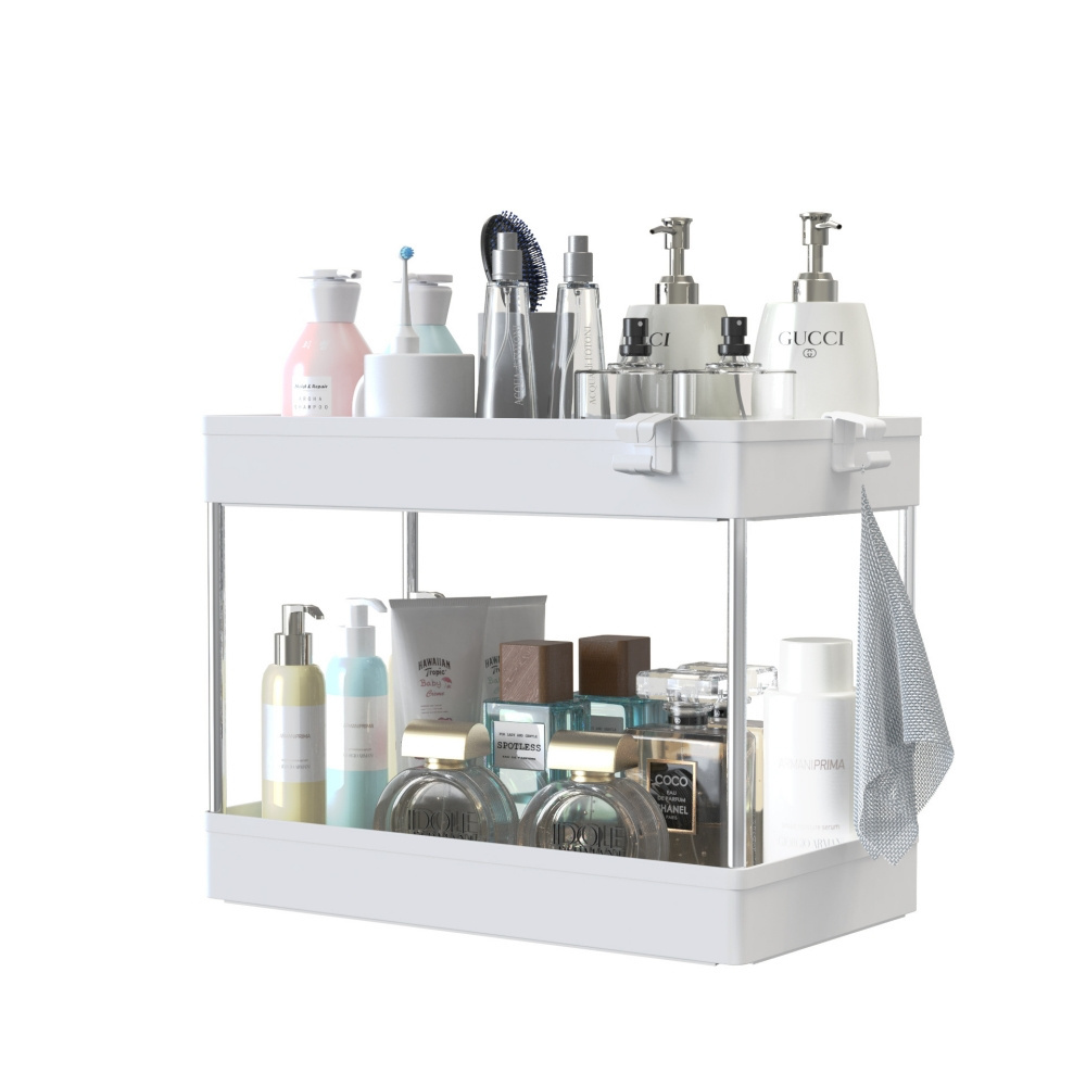 Bathroom Rack Organizer Spice Rack Organizer Kitchen Storage Organizer for Countertop