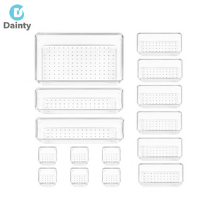 Makeup Drawer Organizer Vanity Organizers and Storage Clear Plastic Drawer Organizer Set