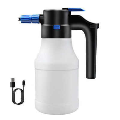 1.5L Electric Car Foam Sprayer Cannon for Car Wash with USB Rechargeable Cordless Pump Foam Sprayer for Watering Garden Plants