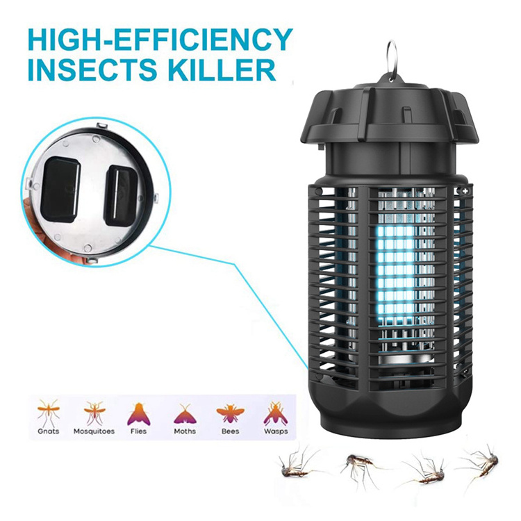 20W indoor and outdoor electric shock mosquito killer light wave luring mosquito killer household mosquito killer lamp