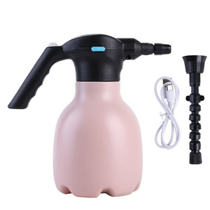 Outdoor Indoor Handheld Electric Garden Plastic Watering Can Fogging Machine Wireless Electric Mister Atomizer Spray For Plants