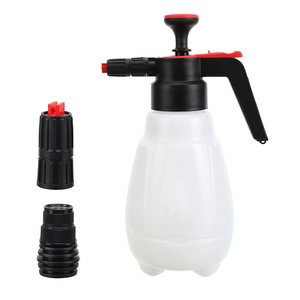 Hand Manual Pressurized Soap Foam Sprayer, 2 Litre Foaming Pump Blaster Hand Pressure Water Sprayer Snow Foam Sprayer