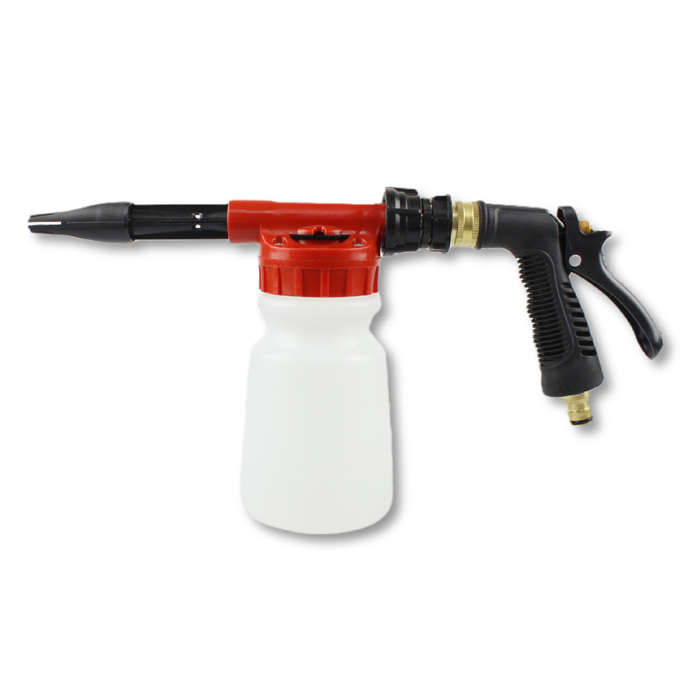 Car Wash Foam Gun for Garden Hose Dual Filtration 6 Levels of Foam Concentration Quick Connect to Most Garden Hose