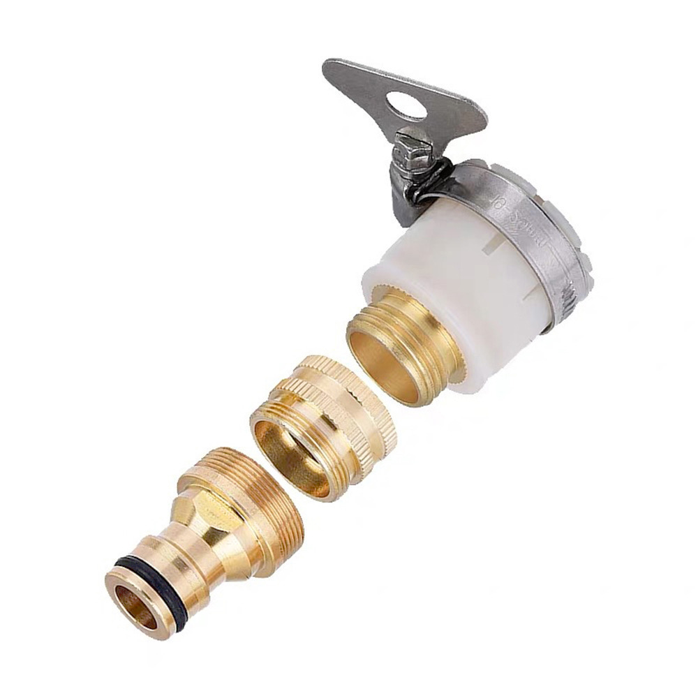 15-23mm Faucet Universal Adapter Hose Tap Kitchen Adapters Mixer Tap Connectors Pipe Fitting Garden Watering Tools