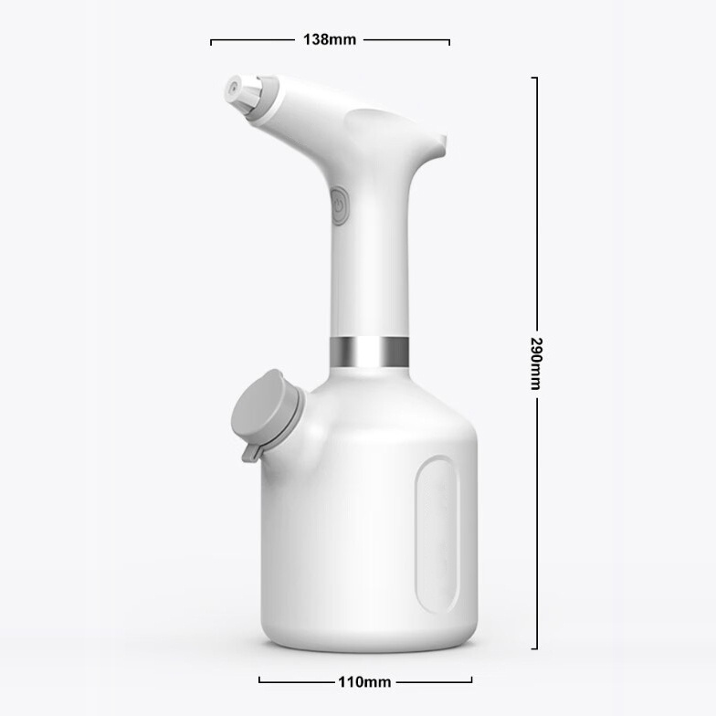 Portable Rechargeable 1L Atomizer Watering Can Automatic Battery Power Operated Garden Nano Mist Electric Spray Bottle Sprayer