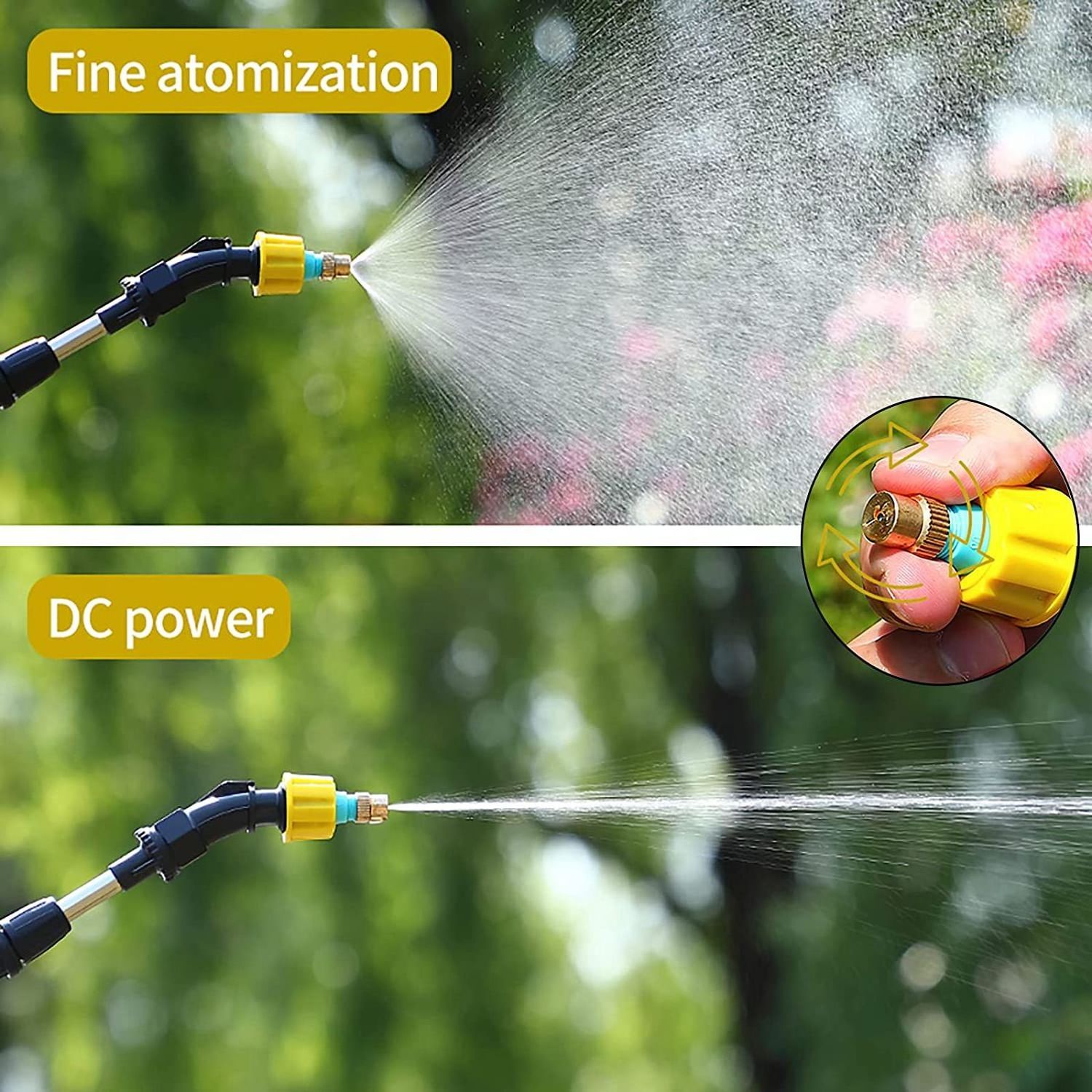 High Quality Plastic Micro Usb C Port 2hours Telescopic Rod 3m Hose Pump Garden Pressure Electric Sprayer