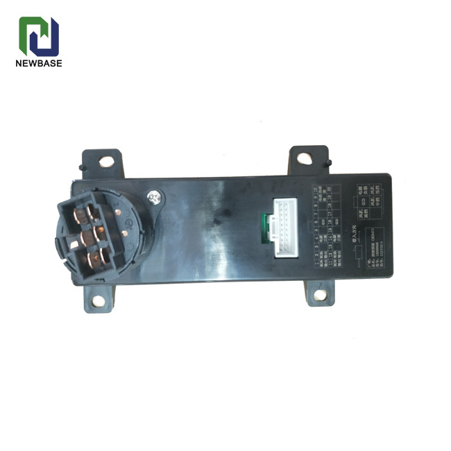 Manufacturer Newbase bus HVAC controller with plastic cover,Air Condition Switch,Vehicle Hvac Faceplate