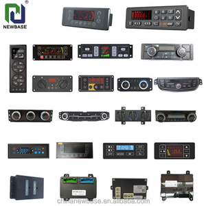 Factory OEM vehicle truck bus car ac controller HVAC climate control panel switch 24V temp display auto air conditioner control