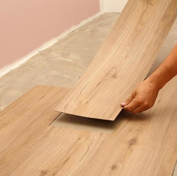 1.5-3.0mm Waterproof Flooring Dry Back/glue Down/Vinyl Support PVC Plastic Tiles for Floor Bathroom Plastic Flooring