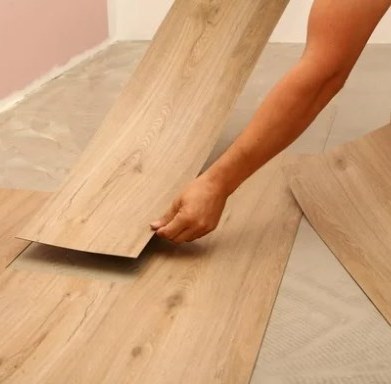 1.5-3.0mm Waterproof Flooring Dry Back/glue Down/Vinyl Support PVC Plastic Tiles for Floor Bathroom Plastic Flooring