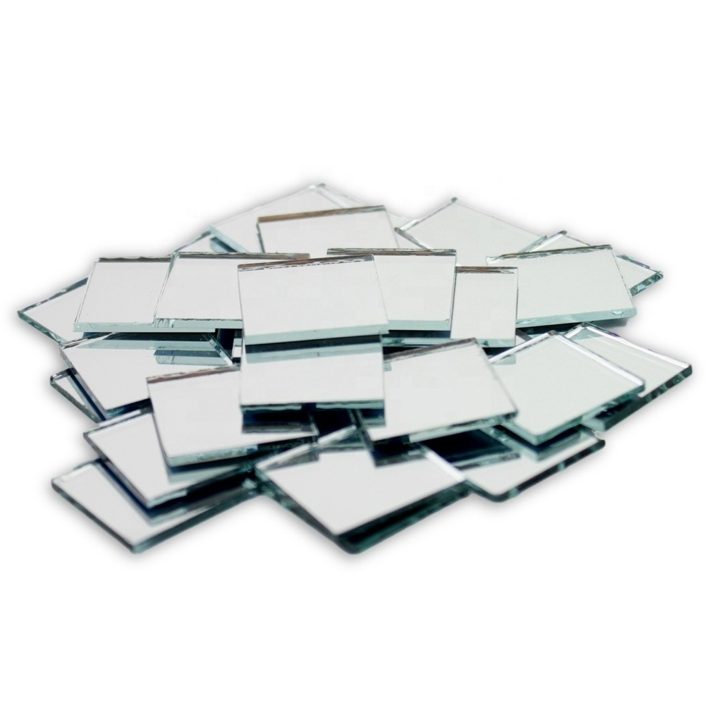 2 Inch 3 Inch Square Craft Mirror Dazzling Beautiful Glass Mirror Mosaic Tiles