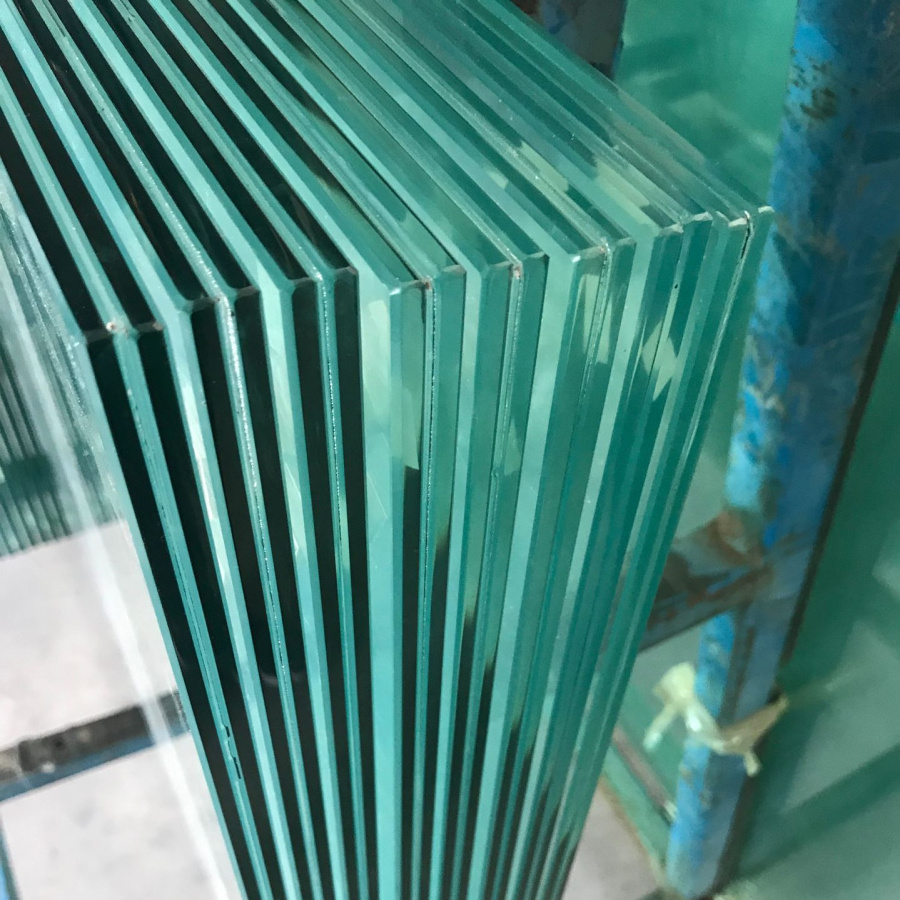 High Quality Custom PVB Interlayer Film Safety Tempered Toughened Laminated Glass