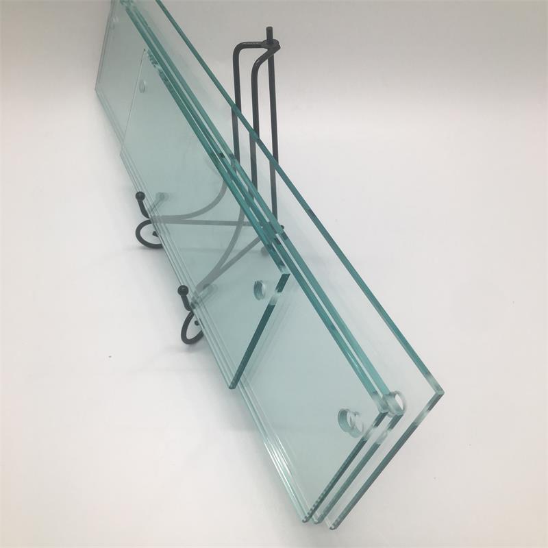 Wall mounted glass shelf  tempered glass shelves for bathroom/ living room