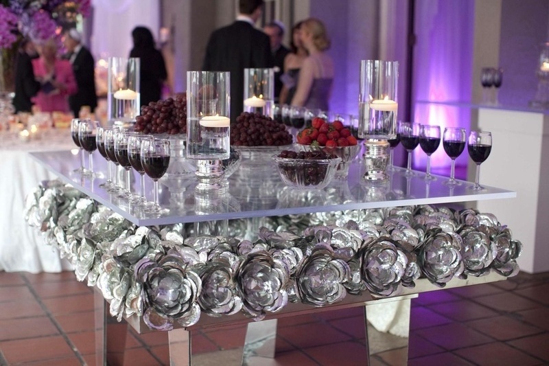 glass top bridal wedding table fancy glass wedding dining table