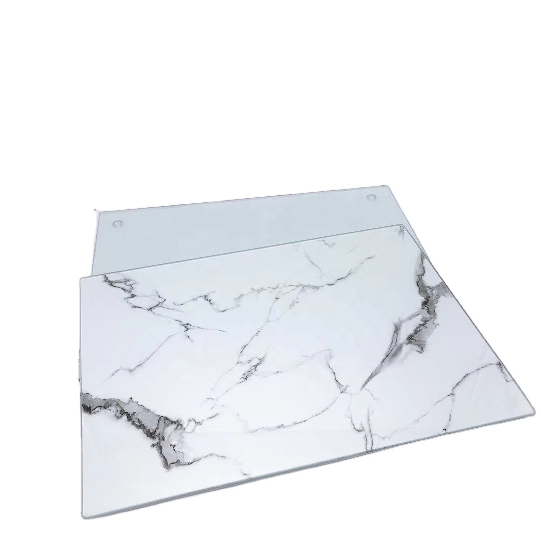 Tempered glass cutting boards high quality 4mm 5mm wholesale tempered glass chopping blocks  toughened glass