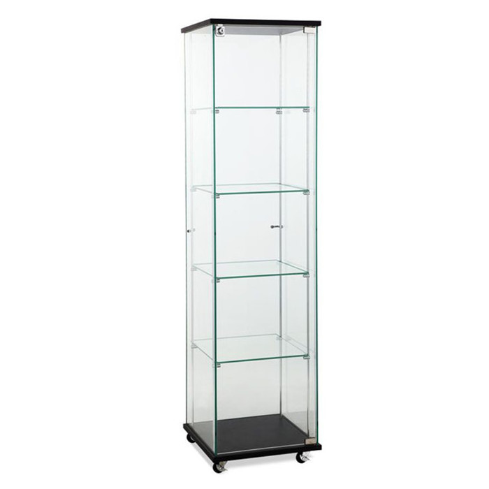 8mm Thickness glass cabinets showcases glass cube display case