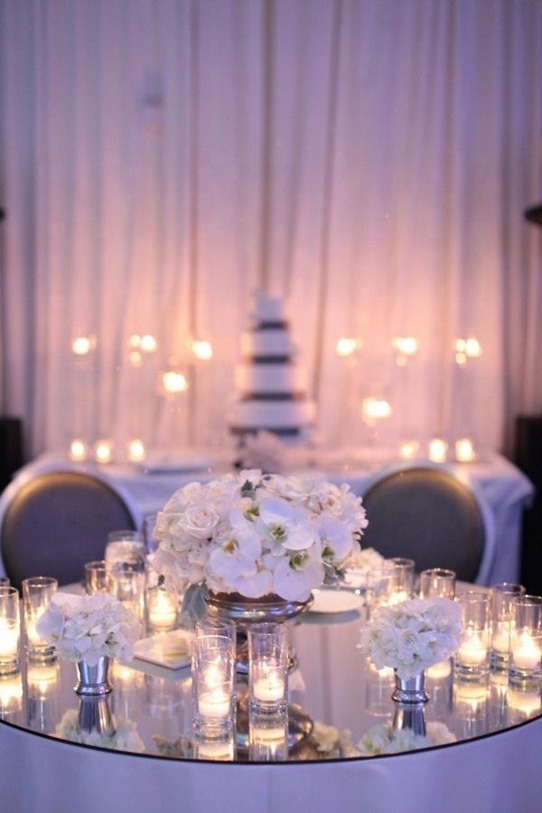 glass top bridal wedding table fancy glass wedding dining table