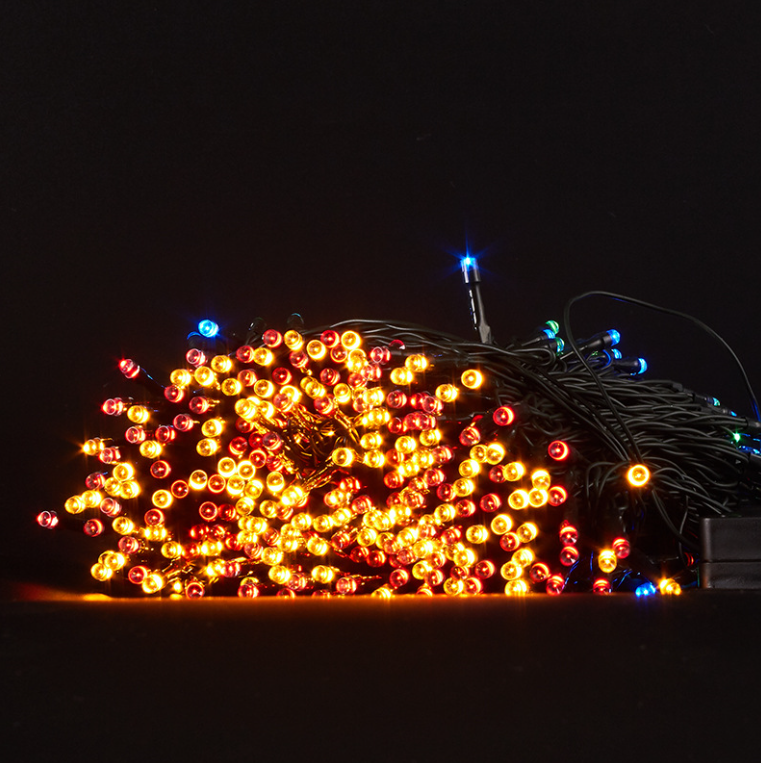 Night Led Christmas Lights Custom Sale 100 Bulbs 12M Bulk Holiday Outdoor Tree Decoration Solar String Chain Rice