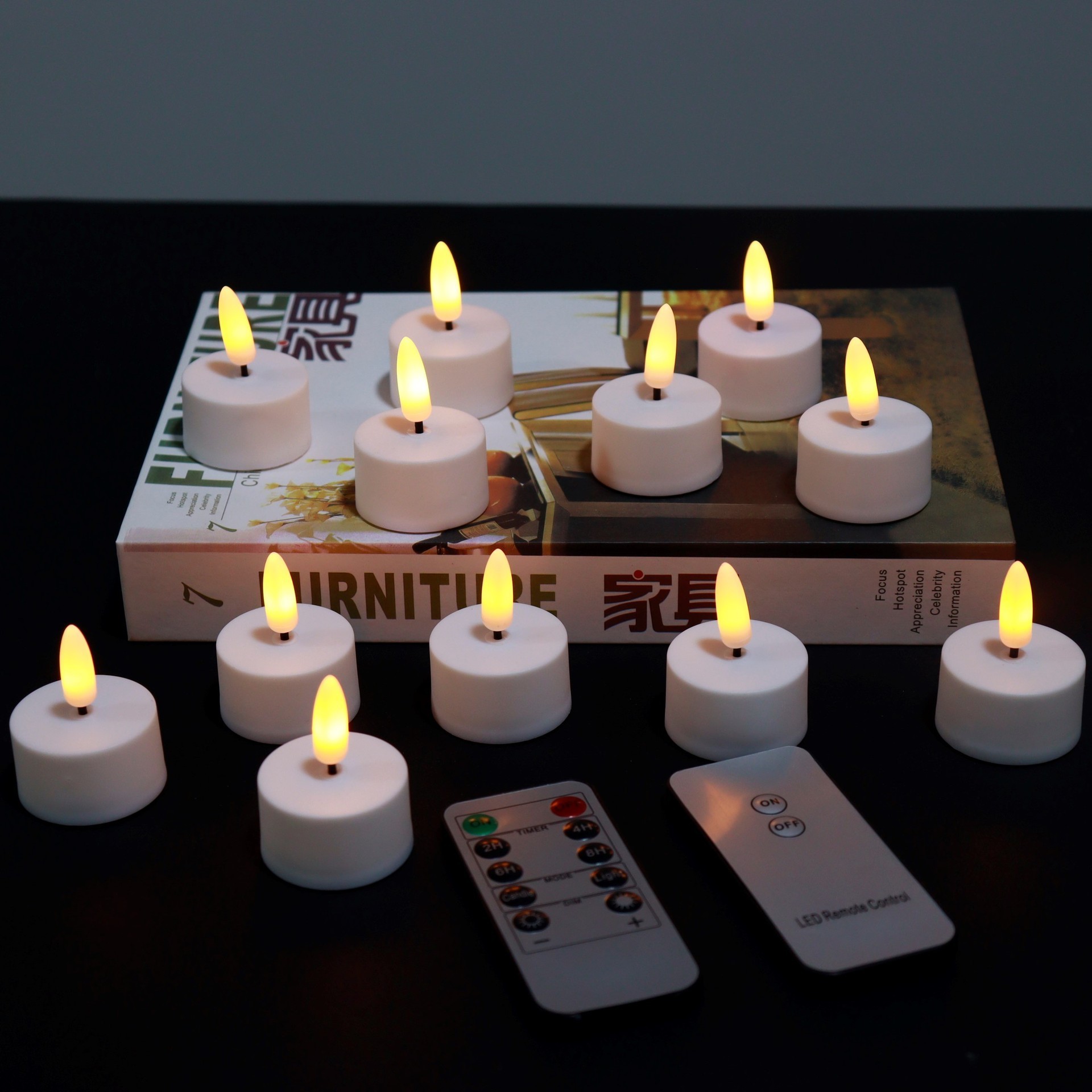 Newish Wholesale bullet Tea light led electronic candles light with remote control