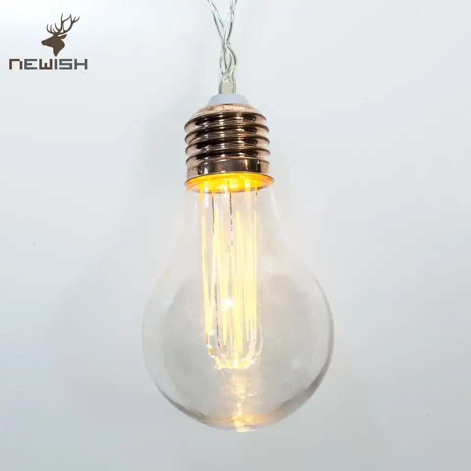 Kanlong battery operated  LED light with A19 edison bulb Edison lamp lightchain home decor