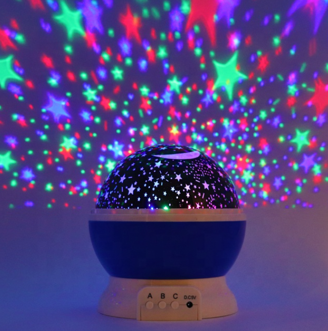 3D Popular Kid Room Decor RGB Ocean night Dream Moon Star Lamp Master Starry Sky Projector Led Lamparas Light