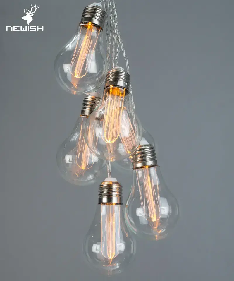 Kanlong battery operated  LED light with A19 edison bulb Edison lamp lightchain home decor