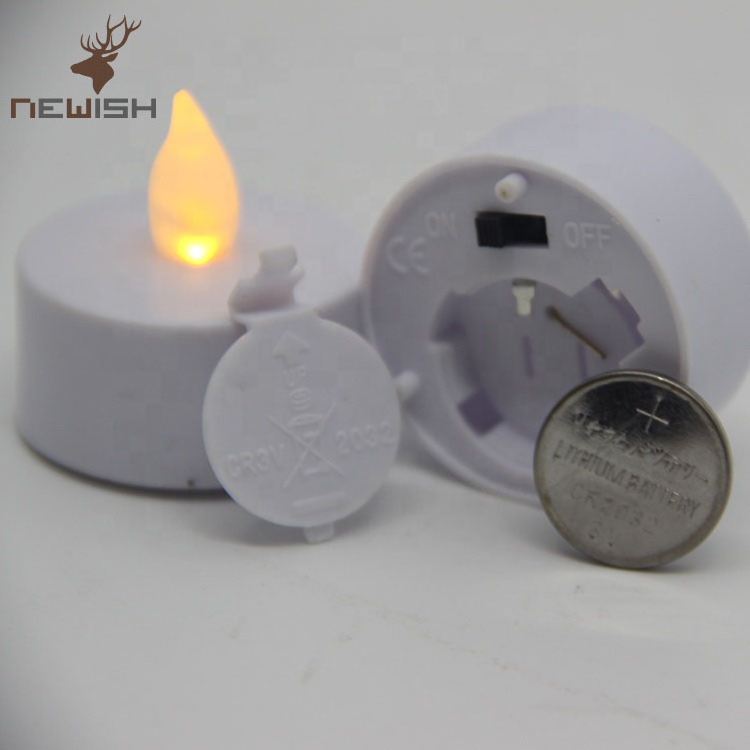 Newish Wholesale 3D Christmas House Bulk Battery Operated Electric Flameless Plastic Tealight Lantern Led Mini Candles Tea Light