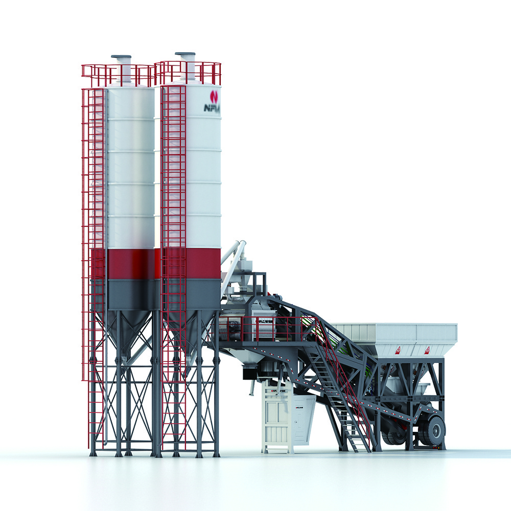 China Manufacture New Wet Mix Concrete Batching Plant HZS60F