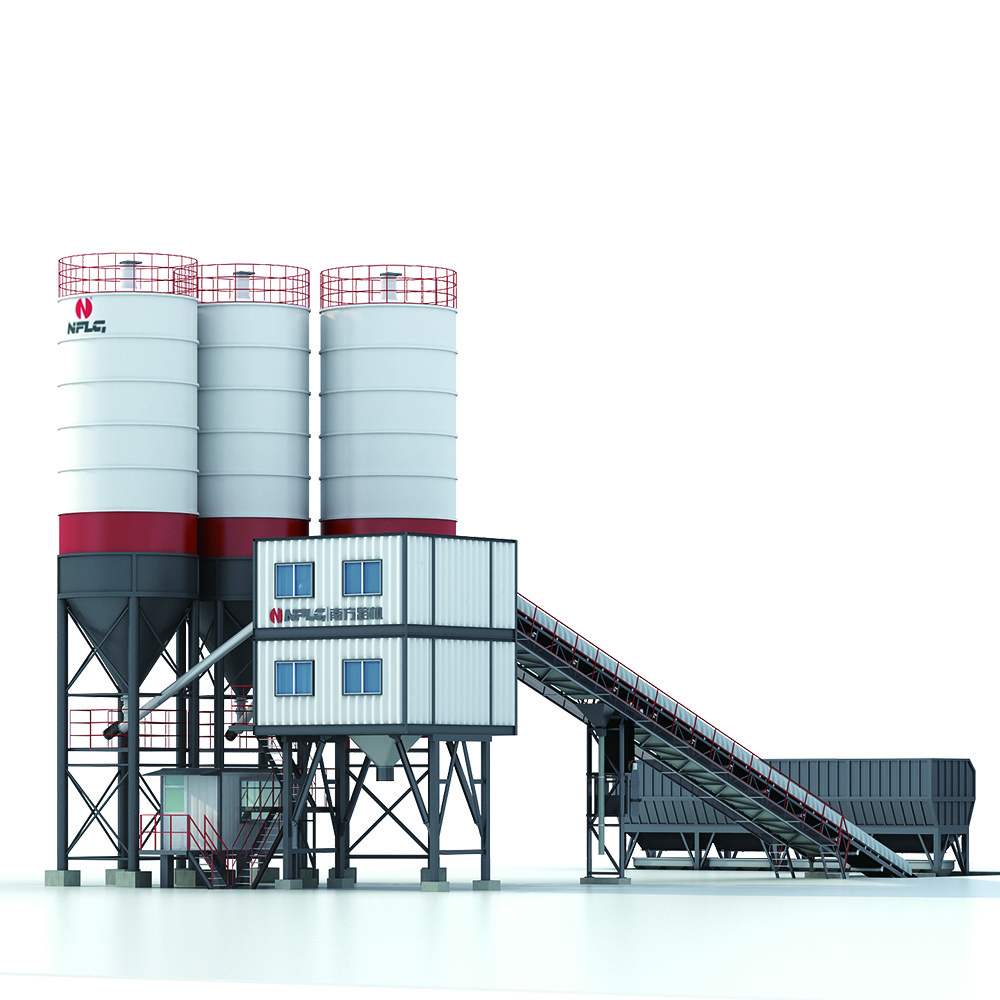 High quality low price machine concrete batching plant on hot sale