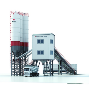 Competitive price high quality hzs50 ready mixed concrete batching plant for road construction