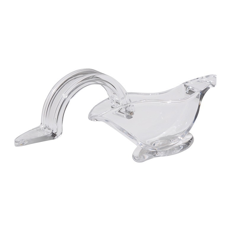 Portable Hand Press Manual Acrylic Lemon Juice Slice Squeezer For Home Kitchen Transparent Bird Shaped Lemon Squeezer