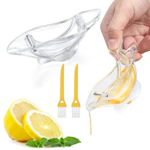 Portable Hand Press Manual Acrylic Lemon Juice Slice Squeezer For Home Kitchen Transparent Bird Shaped Lemon Squeezer