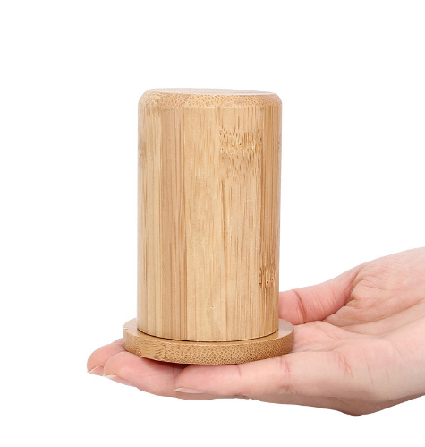 Toothpick Holders Bamboo Toothpick Dispenser Box Container Wooden Reusable Toothpicks Holder for Unique Home Design Decoration