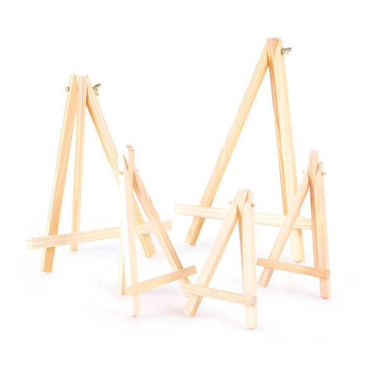 Wood Easel Mini Table H-frame Display Kid Professional Artist Easel Paint Easel Stand for Oil Painting Art