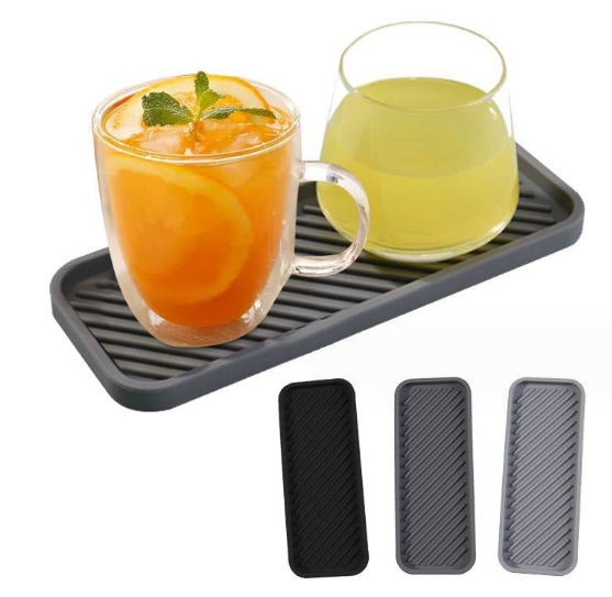 Silicone Sponge Holder Kitchen Sink Organizer Tray Dish Caddy Soap Dispenser, Scrubber Spoon Holder, Dishwashing Accessories