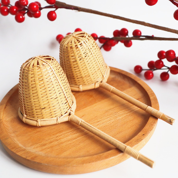 Bamboo Tea Infuser Strainer Filter Leak Tea Leaves Funnel Tools Kitchen Accessories Home