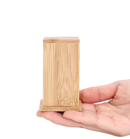 Toothpick Holders Bamboo Toothpick Dispenser Box Container Wooden Reusable Toothpicks Holder for Unique Home Design Decoration