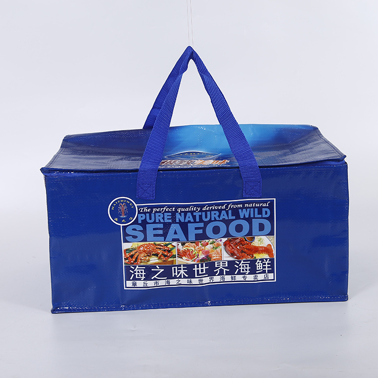 Portable Insulated custom logo keep food fresh lunch large cooler bag