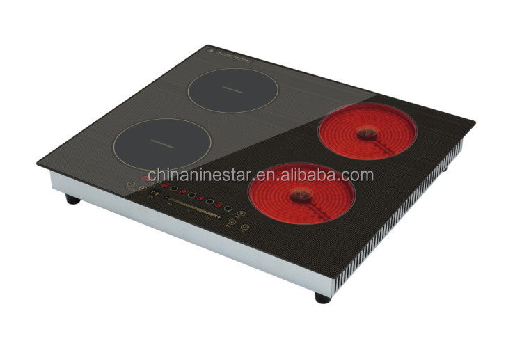 Combination Induction Cooker & Infrared Stove 2000W Electric Ceramic Hob