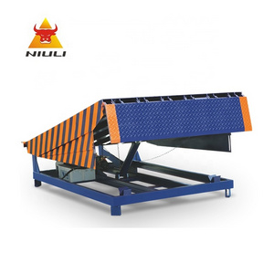 NIULI  Ajustable Lifting Platform 10000KG 10Ton capacity Warehouse Fixed hydraulic dock leveler Truck