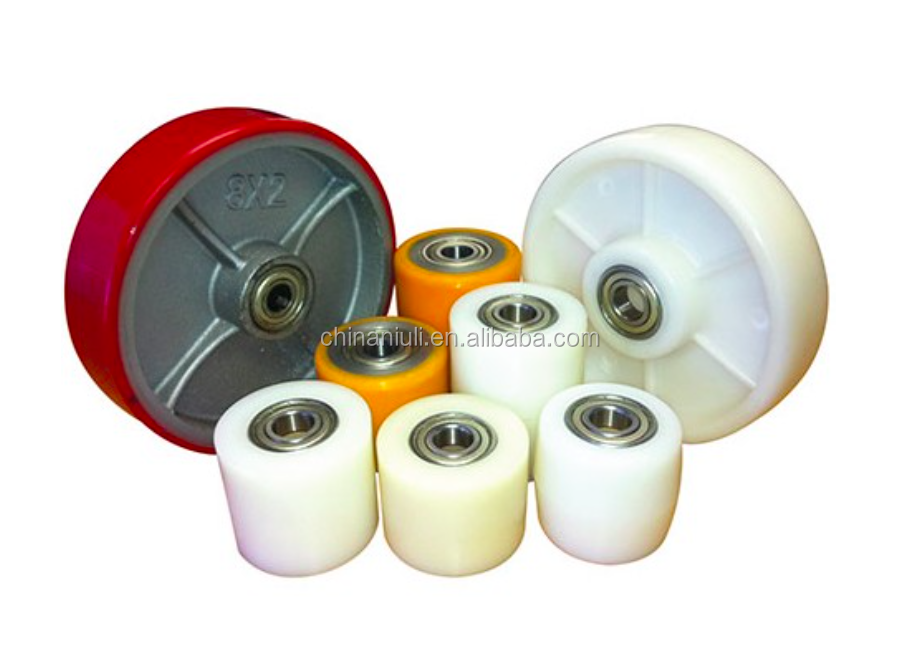 Heavy duty wheels for pallet truck