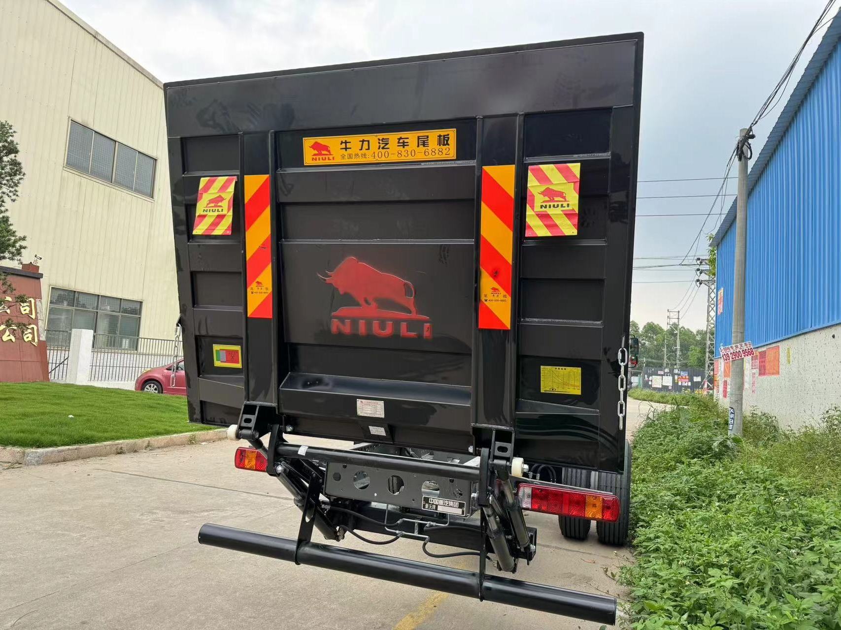 NIULI Hot Sale 1 ton 2-ton Hydraulic Steel Tail Lift Board vehicle lifting tail board vehicle handling equipment