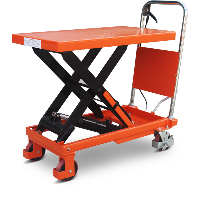 NIULI Portable Small Lifting Machine Platform Transpallet Manual Hydraulic Double Scissors Lift Table