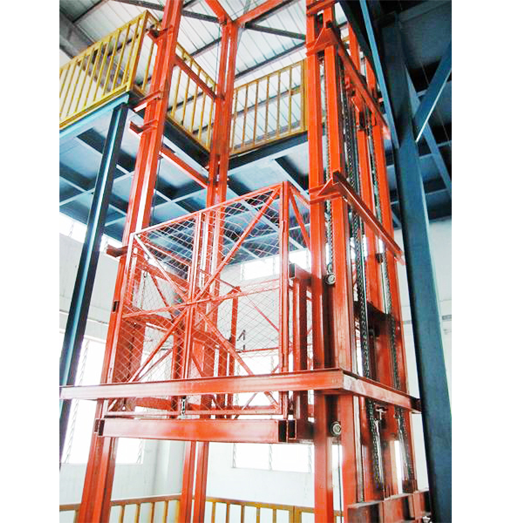 NIULI Wall mounted Cargo Freight Elevator 1000kg 2000kg 3meter 4m 5m 6m 8m 9m 12m industrial warehouse cargo lift price