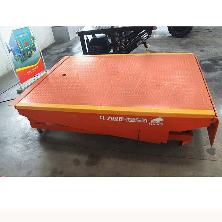 NIULI  Ajustable Lifting Platform 10000KG 10Ton capacity Warehouse Fixed hydraulic dock leveler Truck