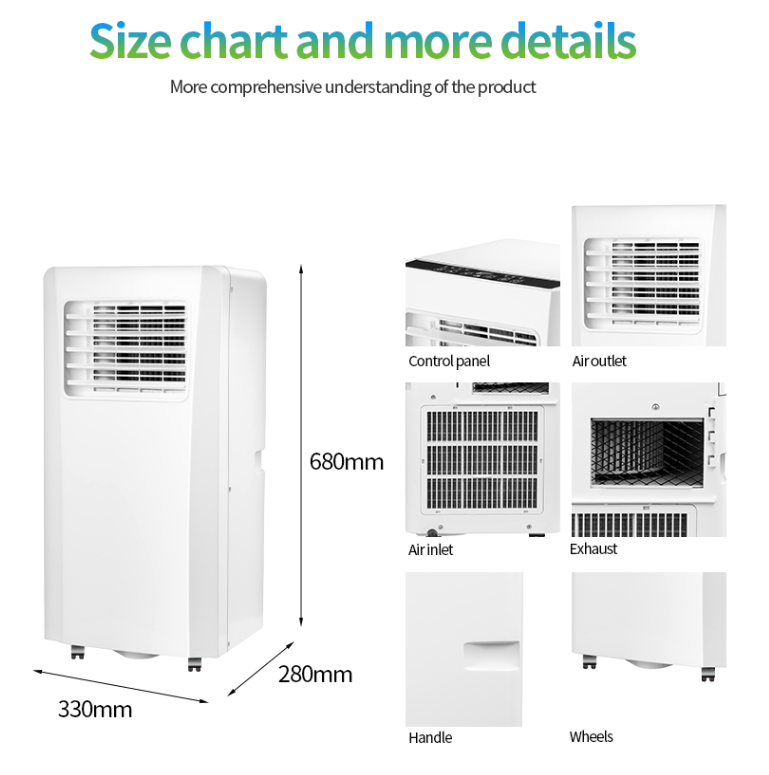 New design indoor refrigerated Mobile Mini mobile split air conditioner for home